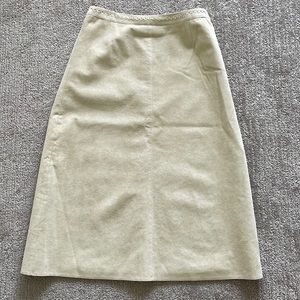 Vintage Faux Suede Skirt-made in West Germany
